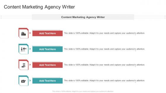 Content Marketing Agency Writer In Powerpoint And Google Slides Cpb