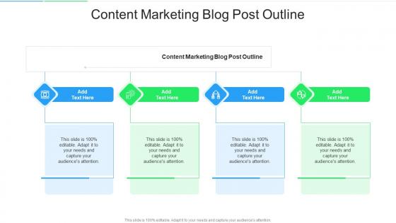 Content Marketing Blog Post Outline In Powerpoint And Google Slides Cpb