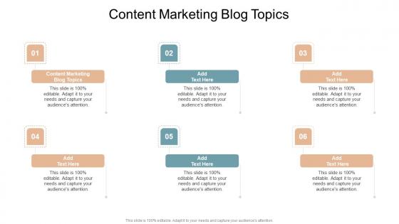 Content Marketing Blog Topics In Powerpoint And Google Slides Cpb