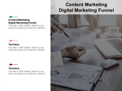 Content marketing digital marketing funnel ppt powerpoint presentation icon picture cpb