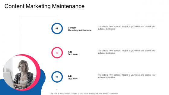 Content Marketing Maintenance In Powerpoint And Google Slides Cpb