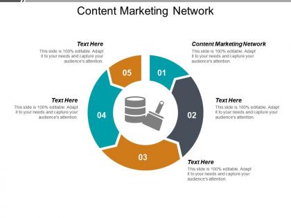Content marketing network ppt powerpoint presentation file format ideas cpb