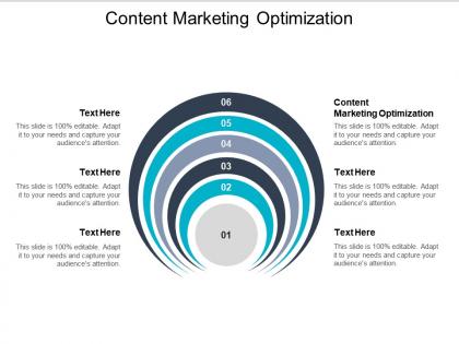 Content marketing optimization ppt powerpoint presentation summary backgrounds cpb