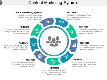 Content marketing pyramid ppt powerpoint presentation show themes cpb