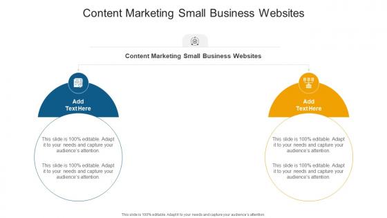 Content Marketing Small Business Websites In Powerpoint And Google Slides Cpb