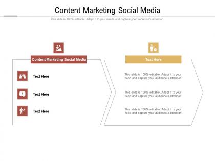 Content marketing social media ppt powerpoint presentation slides show cpb