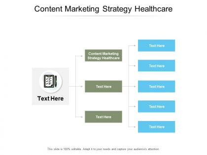 Content marketing strategy healthcare ppt powerpoint presentation professional picture cpb