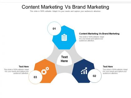 Content marketing vs brand marketing ppt powerpoint presentation summary master slide cpb