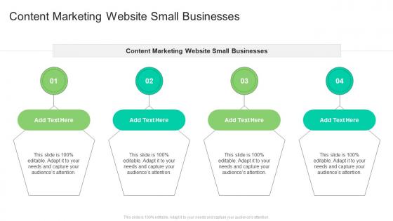 Content Marketing Website Small Businesses In Powerpoint And Google Slides Cpb
