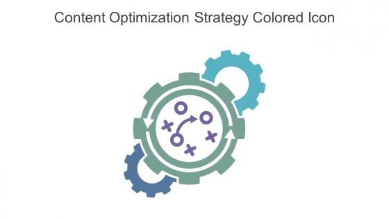 Content Optimization Strategy Colored Icon In Powerpoint Pptx Png And Editable Eps Format