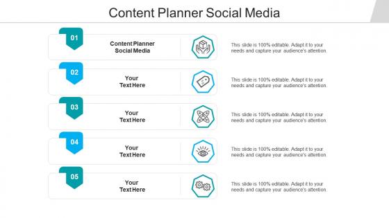 Content planner social media ppt powerpoint presentation inspiration icons cpb