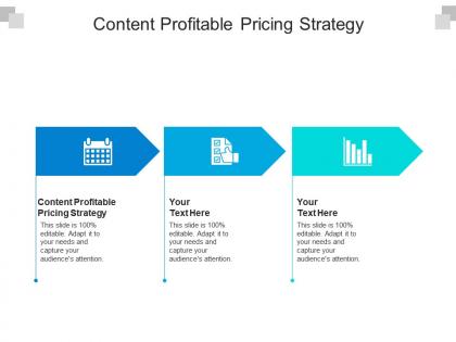 Content profitable pricing strategy ppt powerpoint presentation slides sample cpb