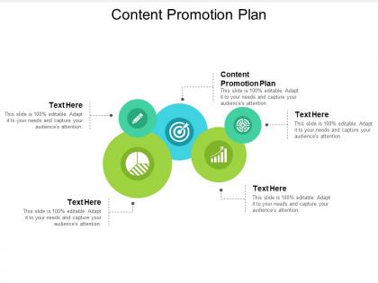 Content promotion plan ppt powerpoint presentation slides picture cpb
