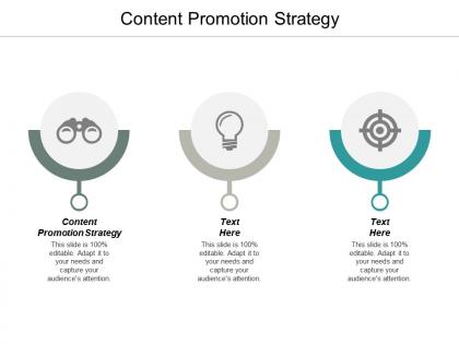 Content promotion strategy ppt powerpoint presentation ideas example cpb