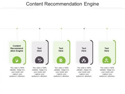 Content recommendation engine ppt powerpoint presentation slides visual aids cpb