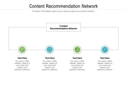 Content recommendation network ppt powerpoint presentation gallery icon cpb