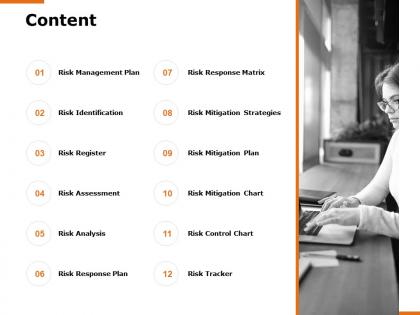 Content risk identification h151 ppt powerpoint presentation professional elements