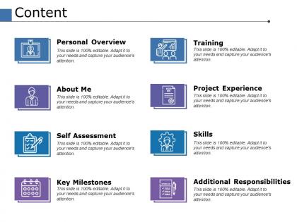 Content self assessment ppt powerpoint presentation file inspiration
