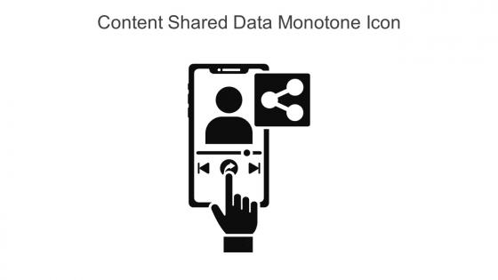 Content Shared Data Monotone Icon In Powerpoint Pptx Png And Editable Eps Format