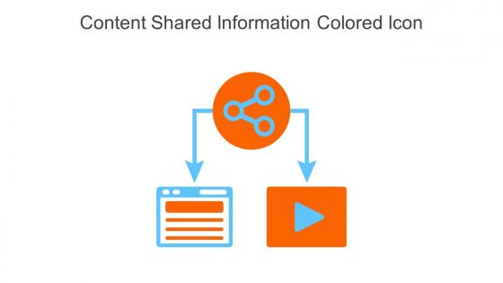 Content Shared Information Colored Icon In Powerpoint Pptx Png And Editable Eps Format
