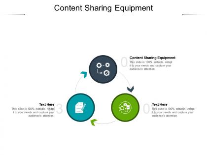 Content sharing equipment ppt powerpoint presentation gallery influencers cpb