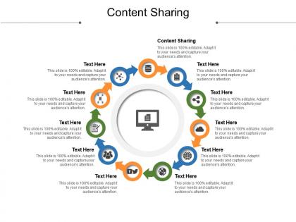 Content sharing ppt powerpoint presentation portfolio graphics cpb