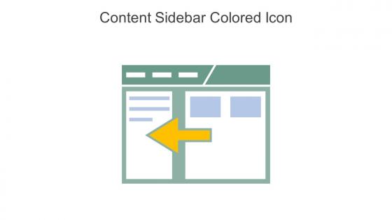 Content Sidebar Colored Icon In Powerpoint Pptx Png And Editable Eps Format