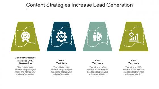 Content Strategies Increase Lead Generation Ppt Powerpoint Presentation Icon Sample Cpb
