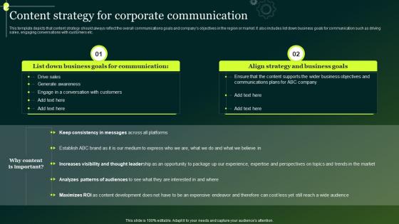 Content Strategy For Corporate Communication Crisis Communication