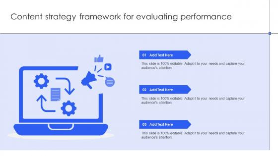 Content Strategy Framework For Evaluating Performance