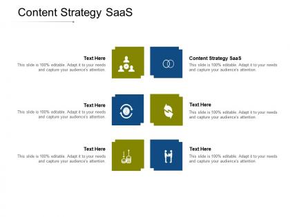Content strategy saas ppt powerpoint presentation icon slideshow cpb