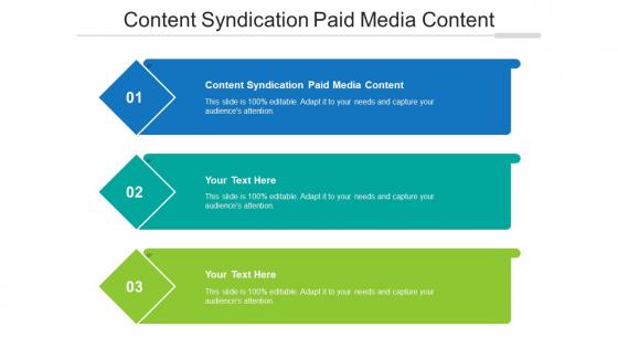 Content syndication paid media content ppt powerpoint presentation icon sample cpb