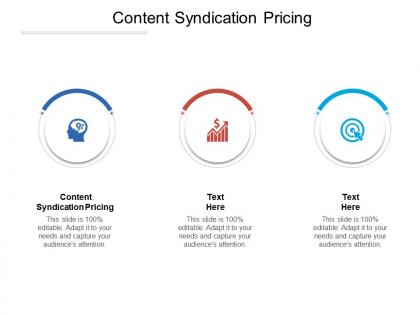 Content syndication pricing ppt powerpoint presentation inspiration cpb