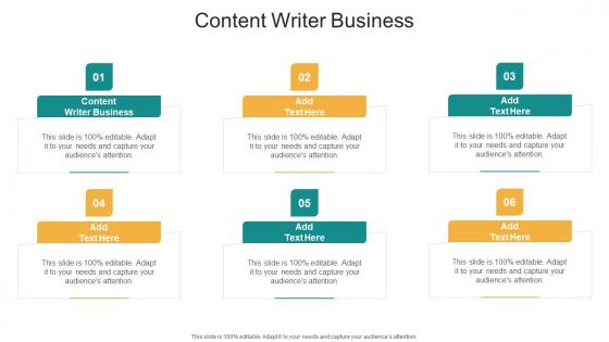 Content Writer Business In Powerpoint And Google Slides Cpb