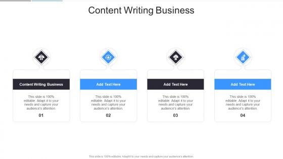Content Writing Business In Powerpoint And Google Slides Cpb