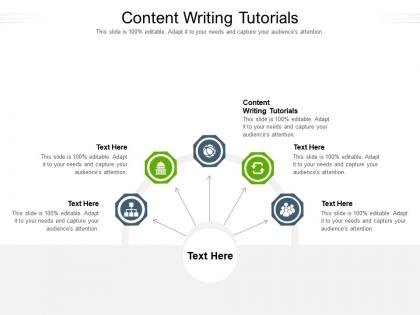 Content writing tutorials ppt powerpoint presentation show download cpb