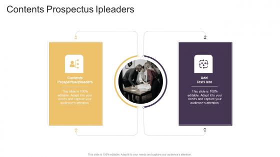 Contents Prospectus Ipleaders In Powerpoint And Google Slides Cpb