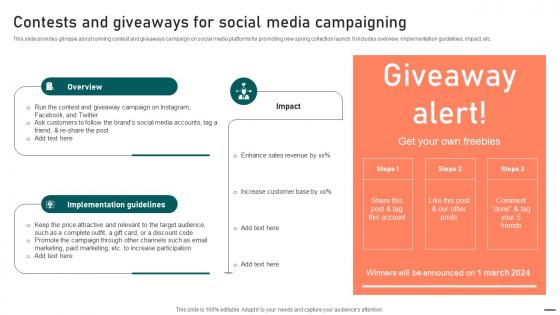 Contests And Giveaways For Social Media Effective Guide To Boost Brand Exposure Strategy SS V