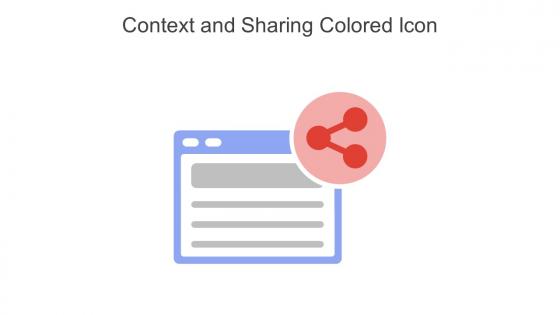 Context And Sharing Colored Icon In Powerpoint Pptx Png And Editable Eps Format