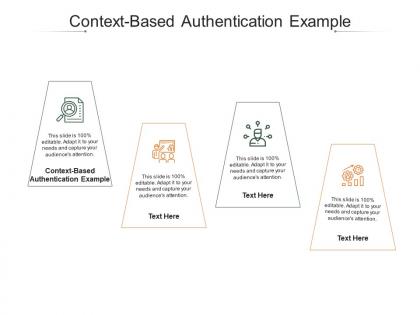 Context based authentication example ppt powerpoint presentation slides file formats cpb