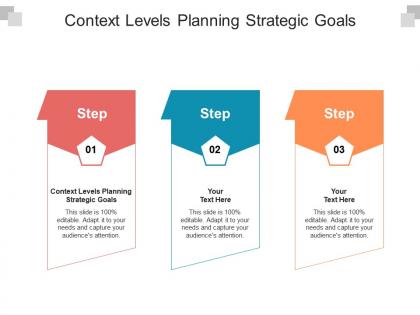 Context levels planning strategic goals ppt powerpoint presentation ideas summary cpb