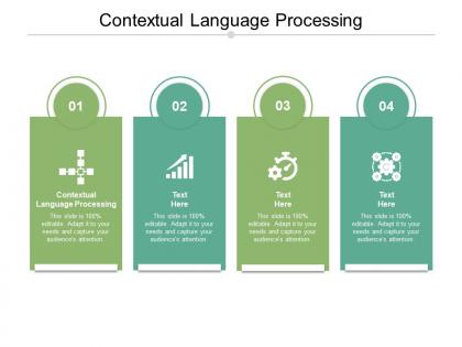 Contextual language processing ppt powerpoint presentation model guide cpb