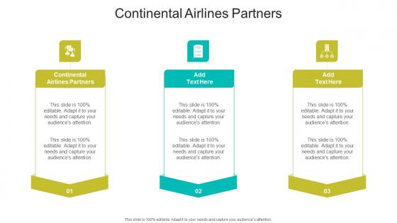 Continental Airlines Partners In Powerpoint And Google Slides Cpb