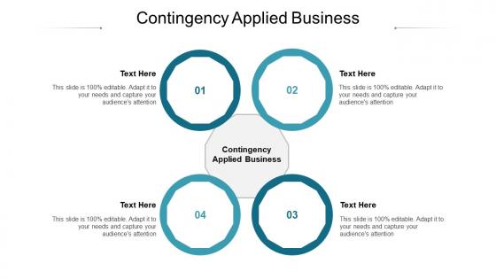 Contingency applied business ppt powerpoint presentation model design ideas cpb