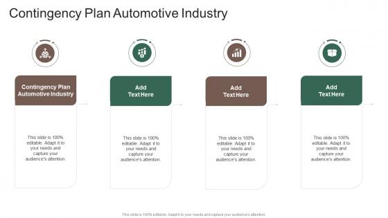 Contingency Plan Automotive Industry In Powerpoint And Google Slides Cpb