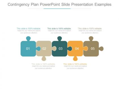 Contingency plan powerpoint slide presentation examples