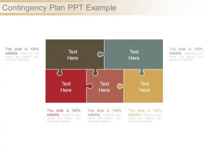 Contingency plan ppt example