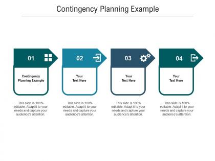 Contingency planning example ppt powerpoint presentation inspiration vector cpb