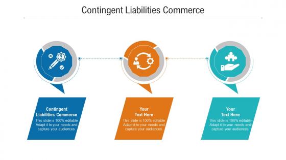Contingent liabilities commerce ppt powerpoint presentation portfolio infographics cpb