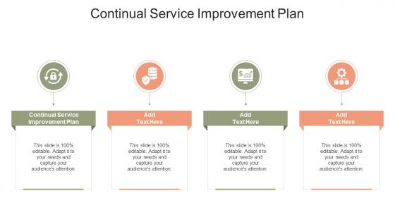 Continual Service Improvement Plan In Powerpoint And Google Slides Cpb